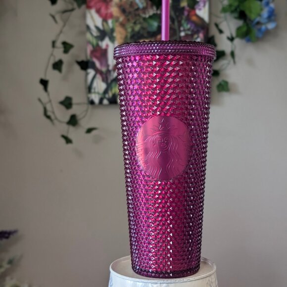 Berry Bling Diamond Studded Tumbler - Picture 3 of 4